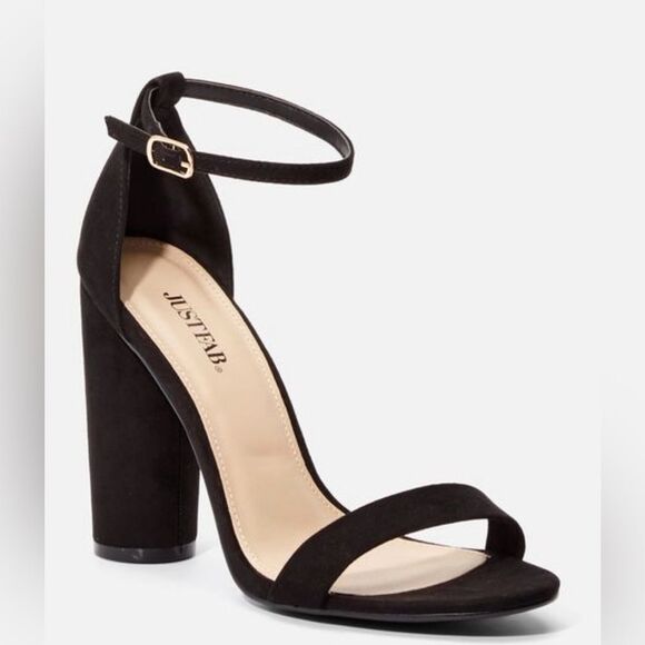JustFab Black Heels with Elegant Design - Picture 7 of 16